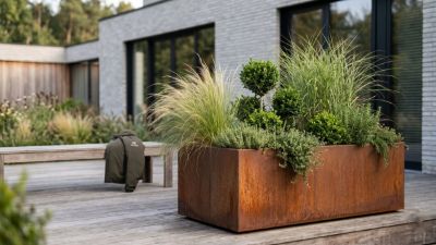 Bac à plantes acier corten extérieur : pourquoi c'est le meilleur choix